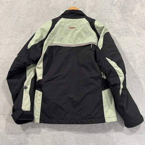 Fieldsheer Jacket Men's Small Motorcycle Riding Green Black Adjustable Sides - Picture 5 of 16